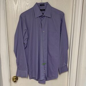 Izod Men's Purple Dress Shirt